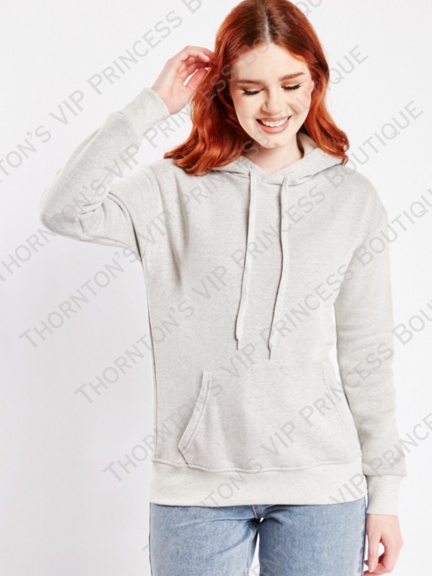 Casual Drawstring Neck Hoodie