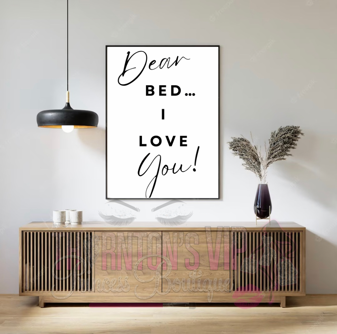 Dear Bed…Print