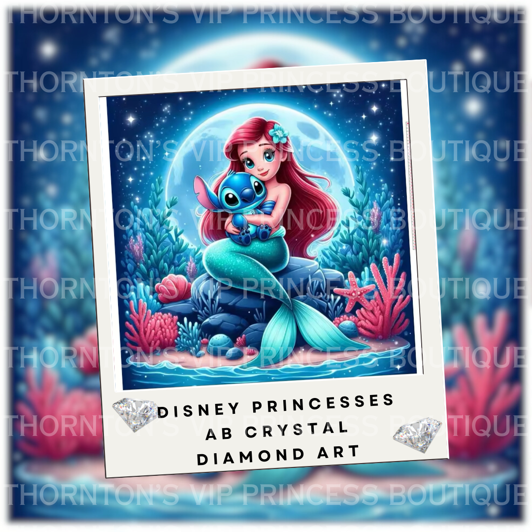 Enchanted Undersea Friends AB Crystal Diamond Art