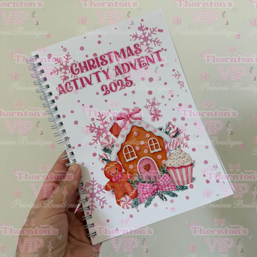 Personalised Christmas Activity Advent Book – Custom Advent Calendar for Kids