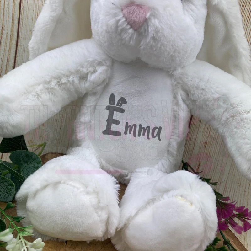 Personalised Easter Bunny Ear Letter Bunny