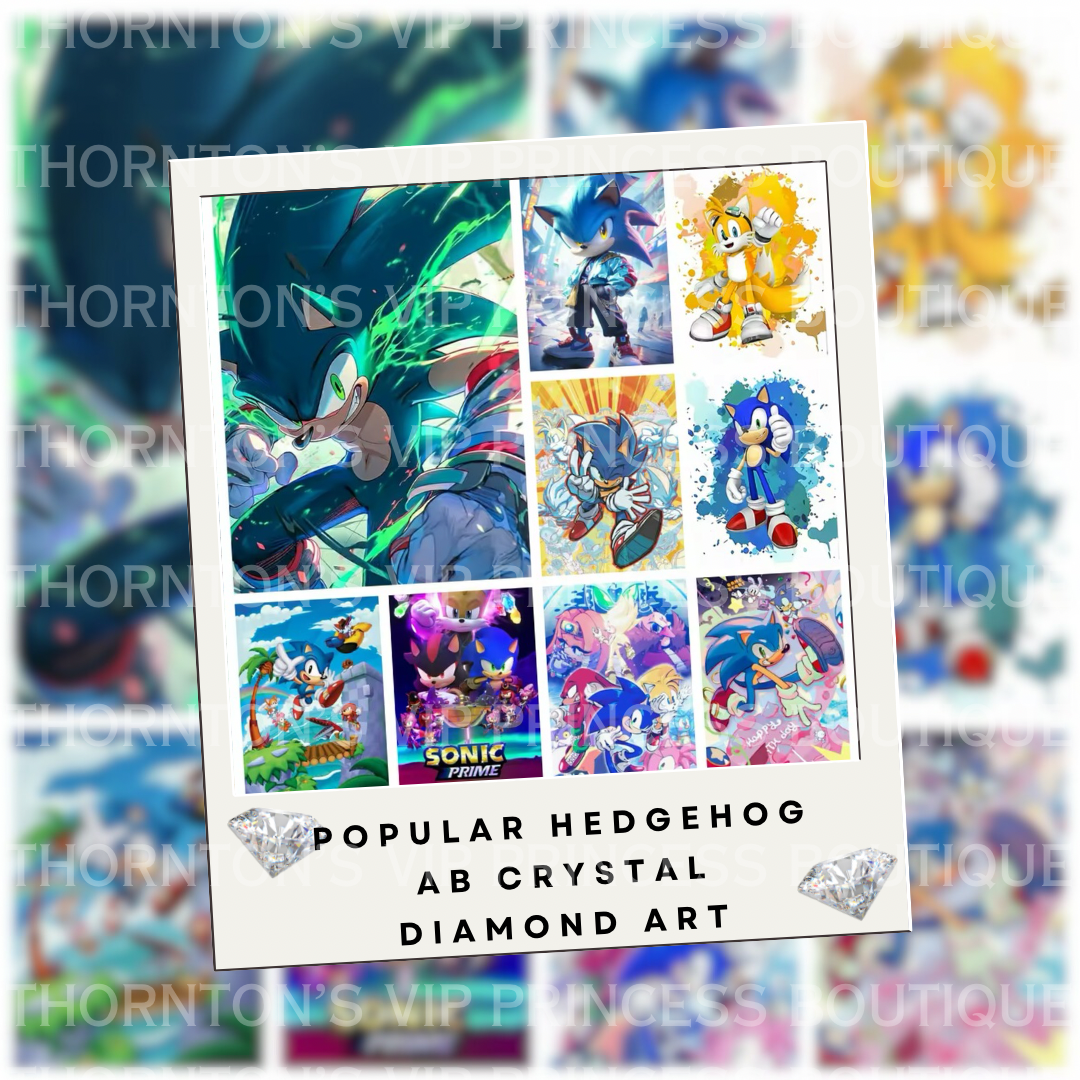 Popular Hedgehog AB Crystal Diamond Arts - Variety Of Designs