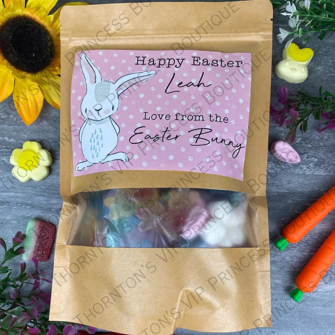 Personalised Easter Bunny Sweet Pouch