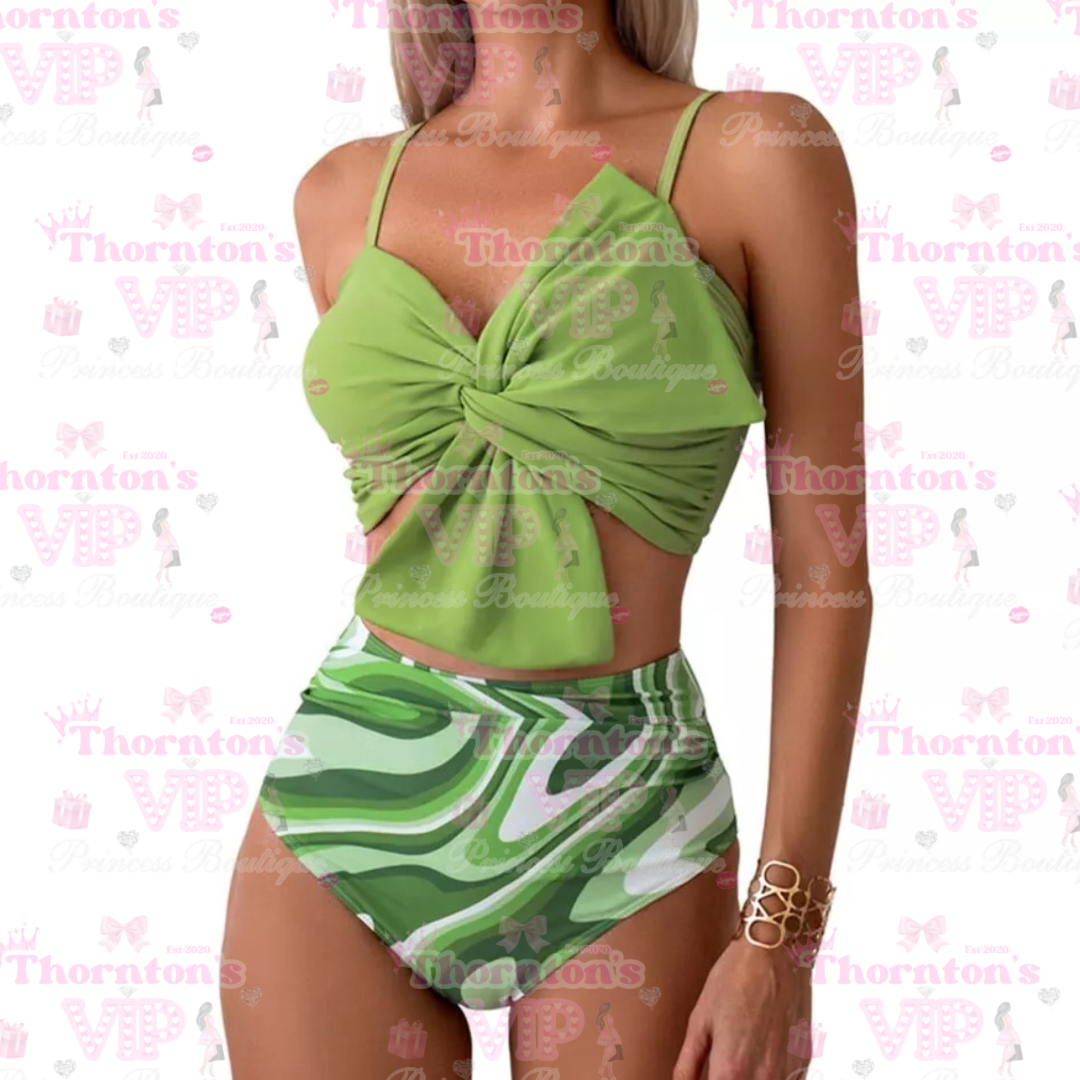 Cute Bowknot Style Bikini Set