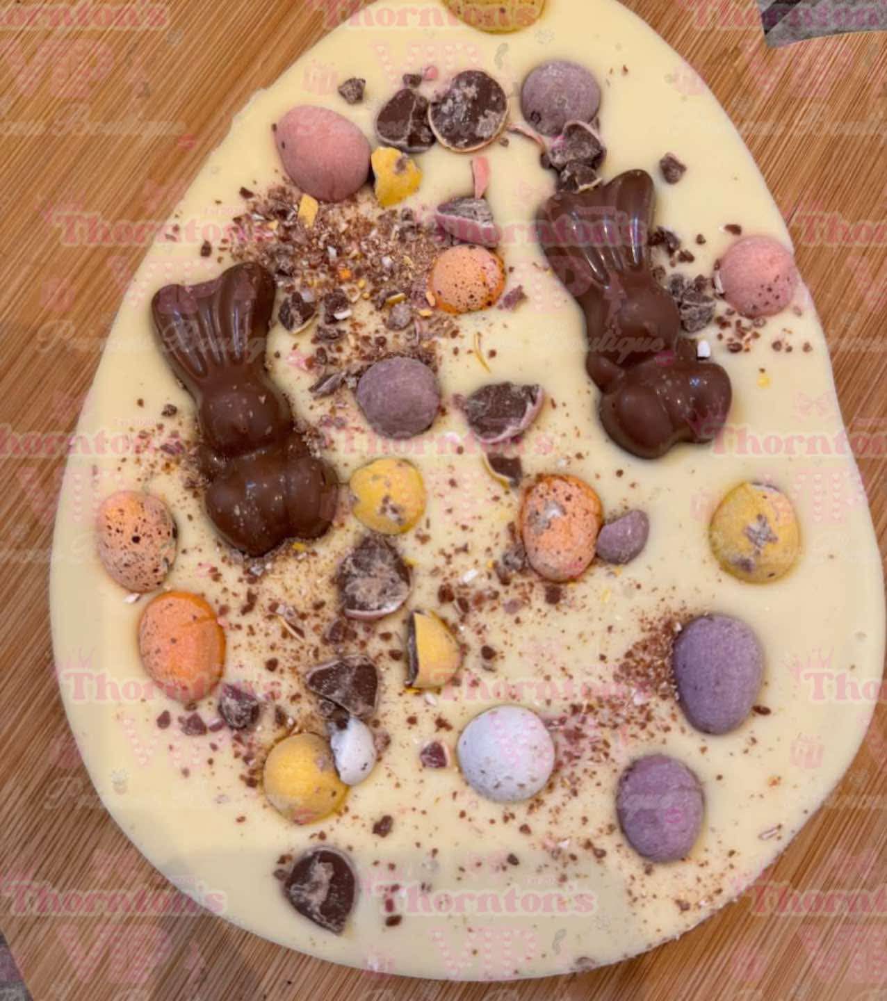 Easter Themed Topped Half Easter Egg