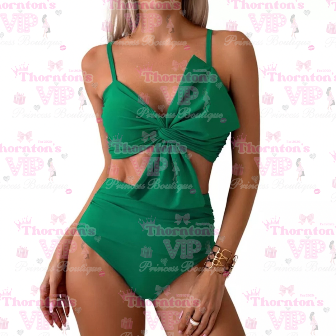 Cute Bowknot Style Bikini Set