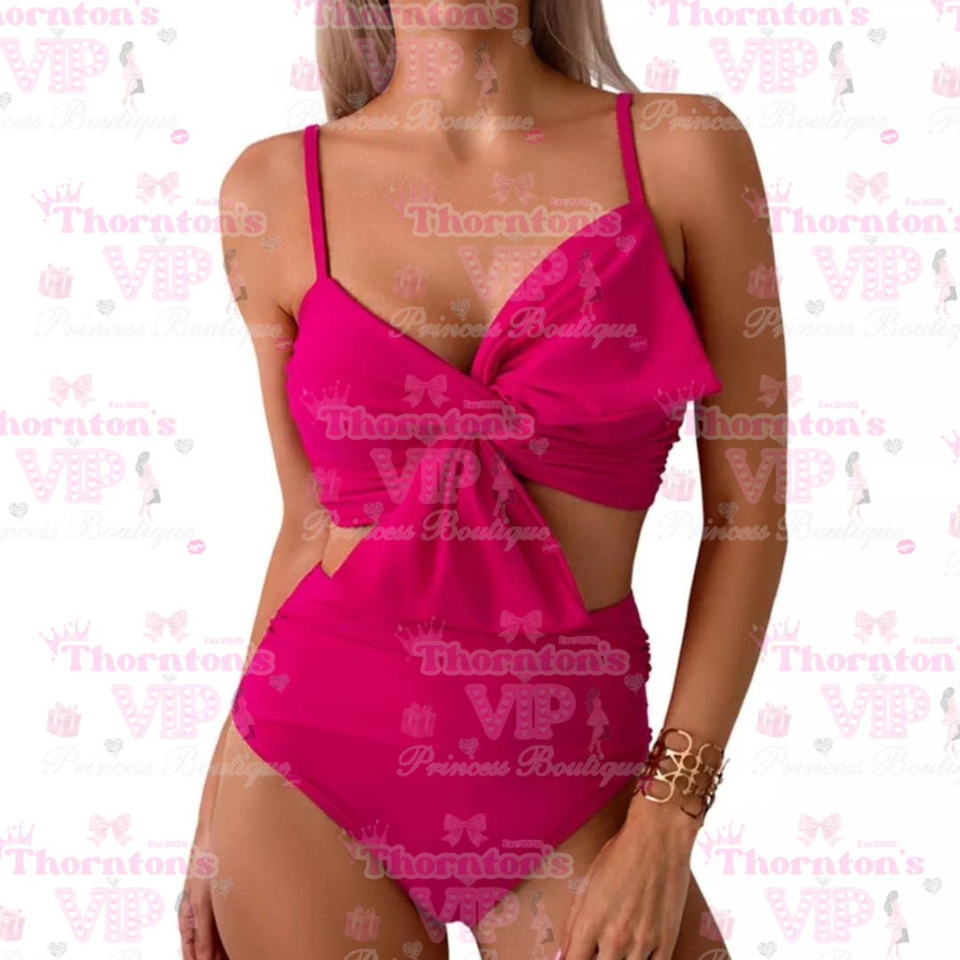 Cute Bowknot Style Bikini Set