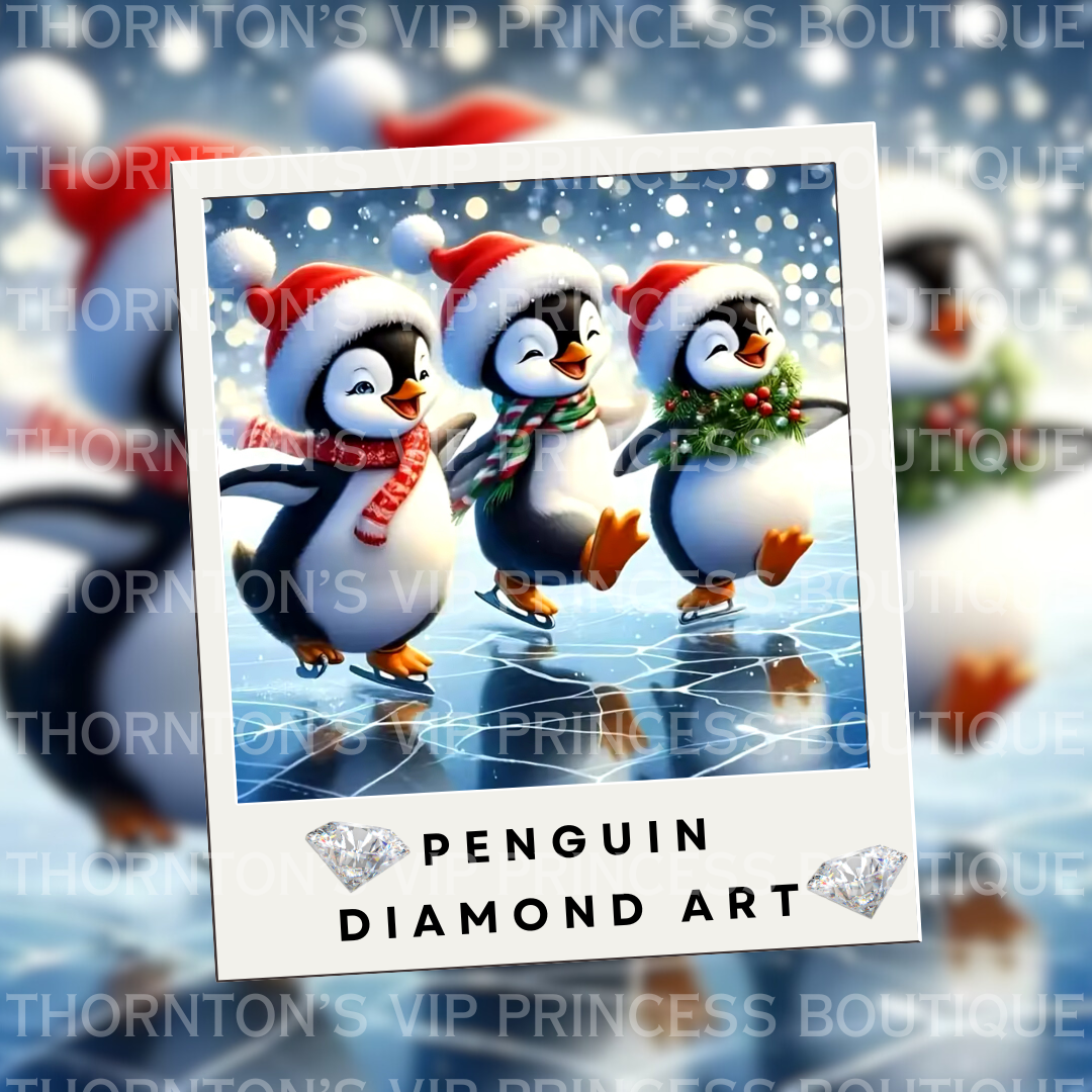 Penguin Diamond Art - Mixed Designs To Choose From