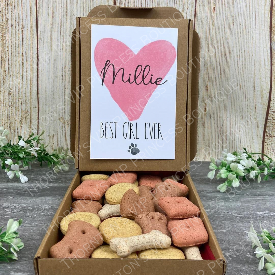Personalised Little Dog Treat Box