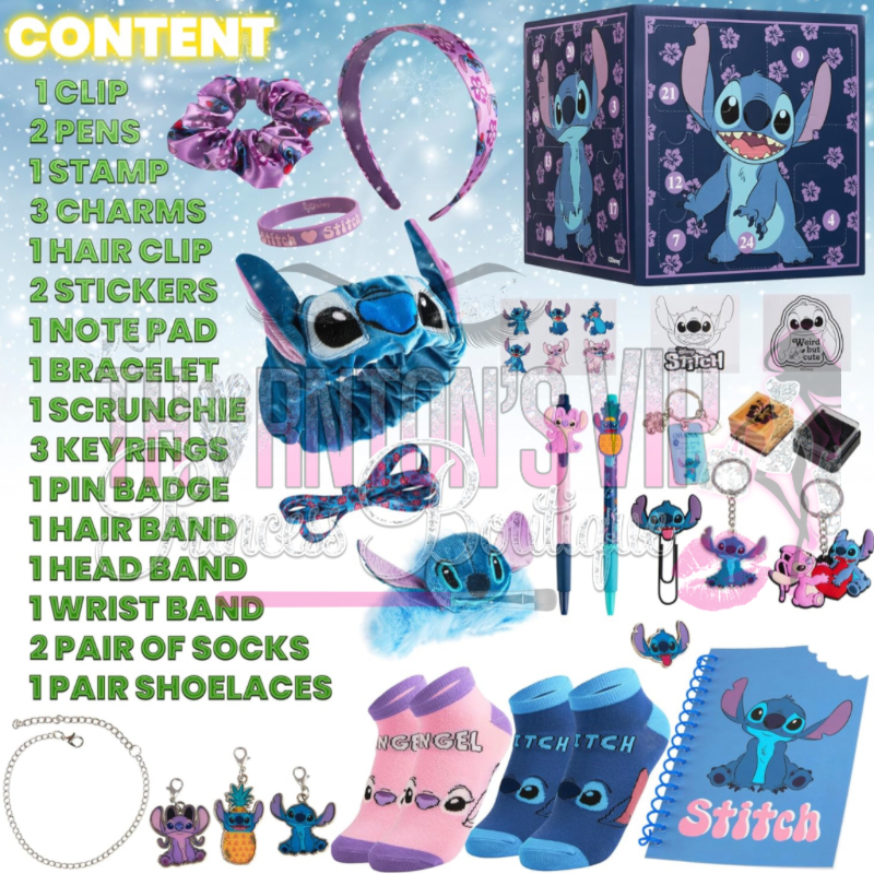 Official Disney Stitch Cube Assortment Advent Calendar