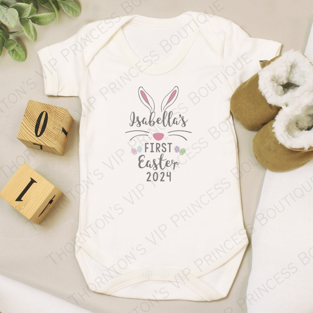 Personalised My First Easter Baby Vest