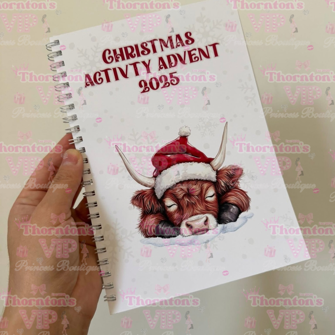 Personalised Christmas Activity Advent Book – Custom Advent Calendar for Kids