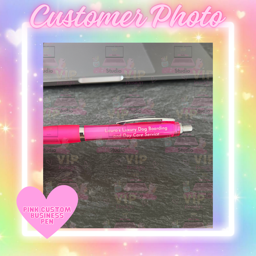 Pink Custom Business Ballpoint Pen