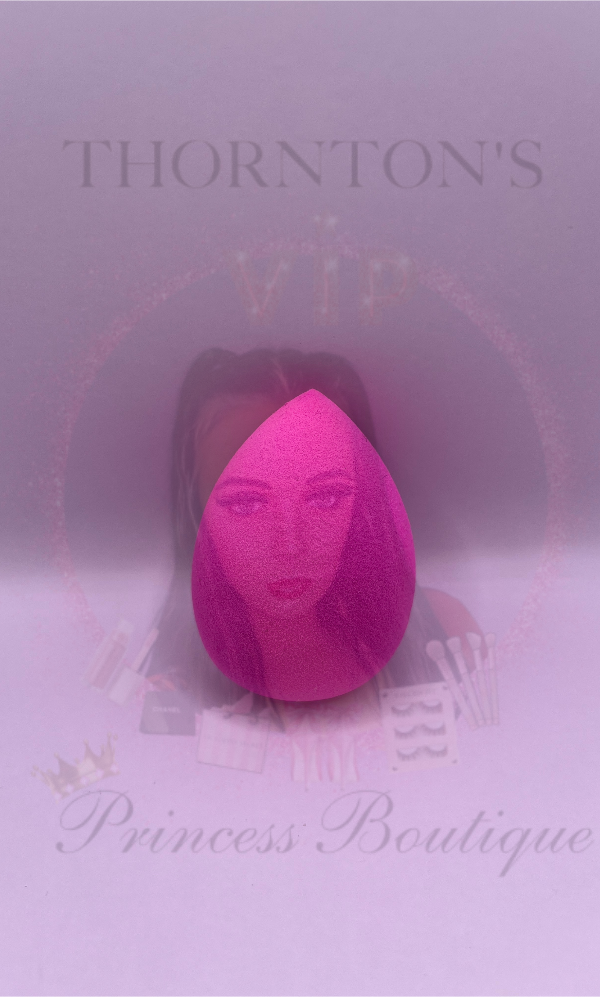 Fuchsia Glow Beauty Sponge