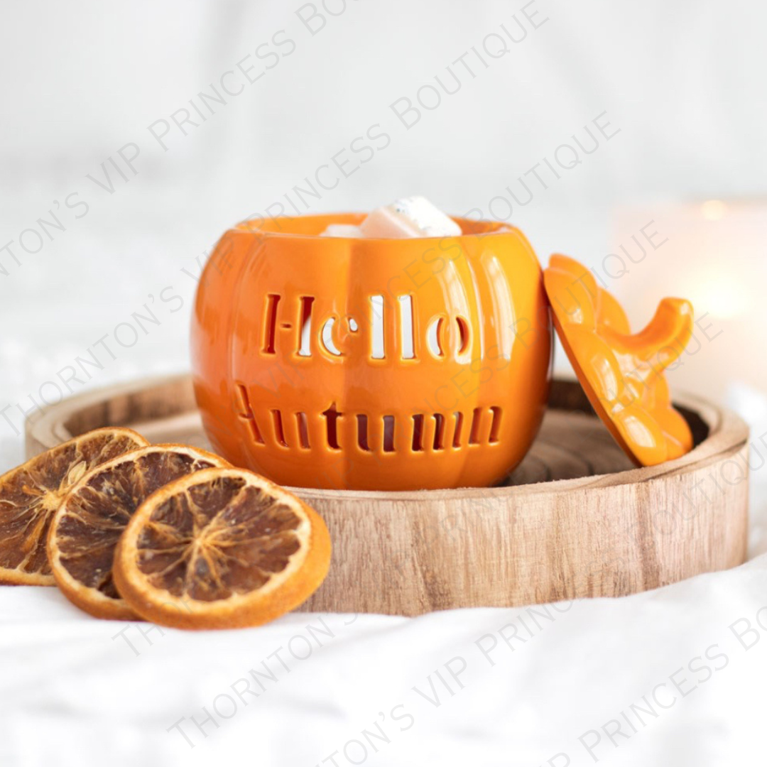 Hello Autumn Pumpkin Oil Burner