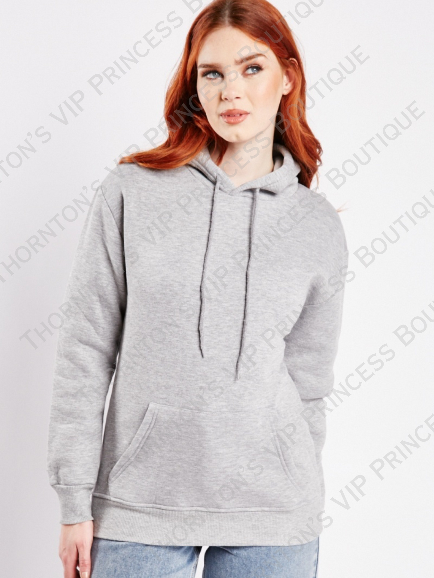 Casual Drawstring Neck Hoodie