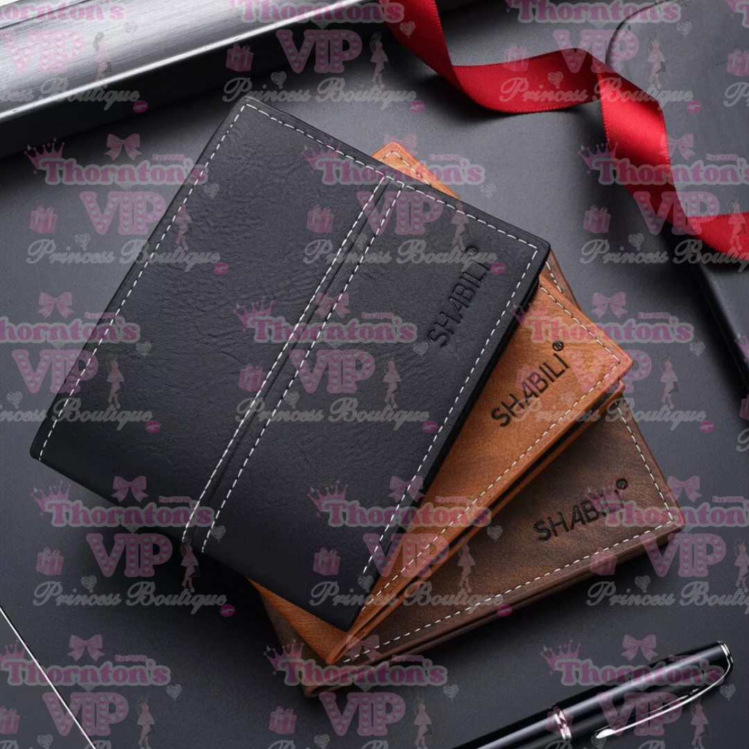 Men’s RFID Blocking Leather Wallet – Contactless Card Protection | 3 Colours | TVPB’s Prince Collection
