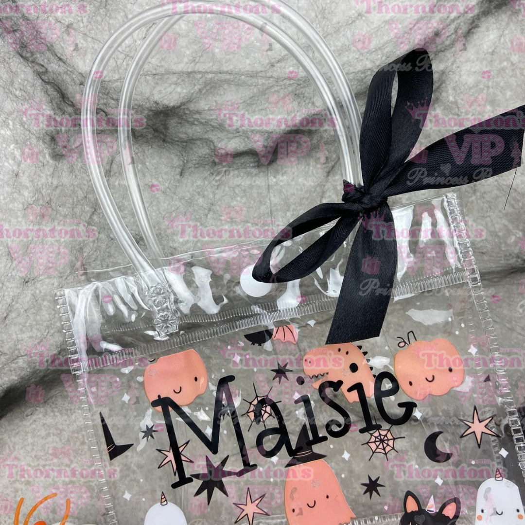 Personalised Halloween Trick or Treat Bag – Custom Name Kids Party Gift