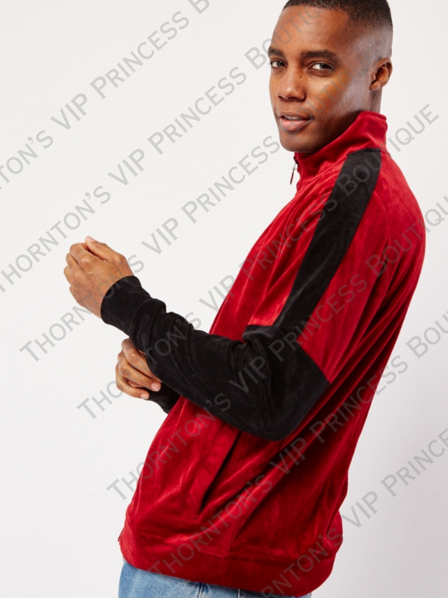 Men’s Two Tone Velveteen Jacket
