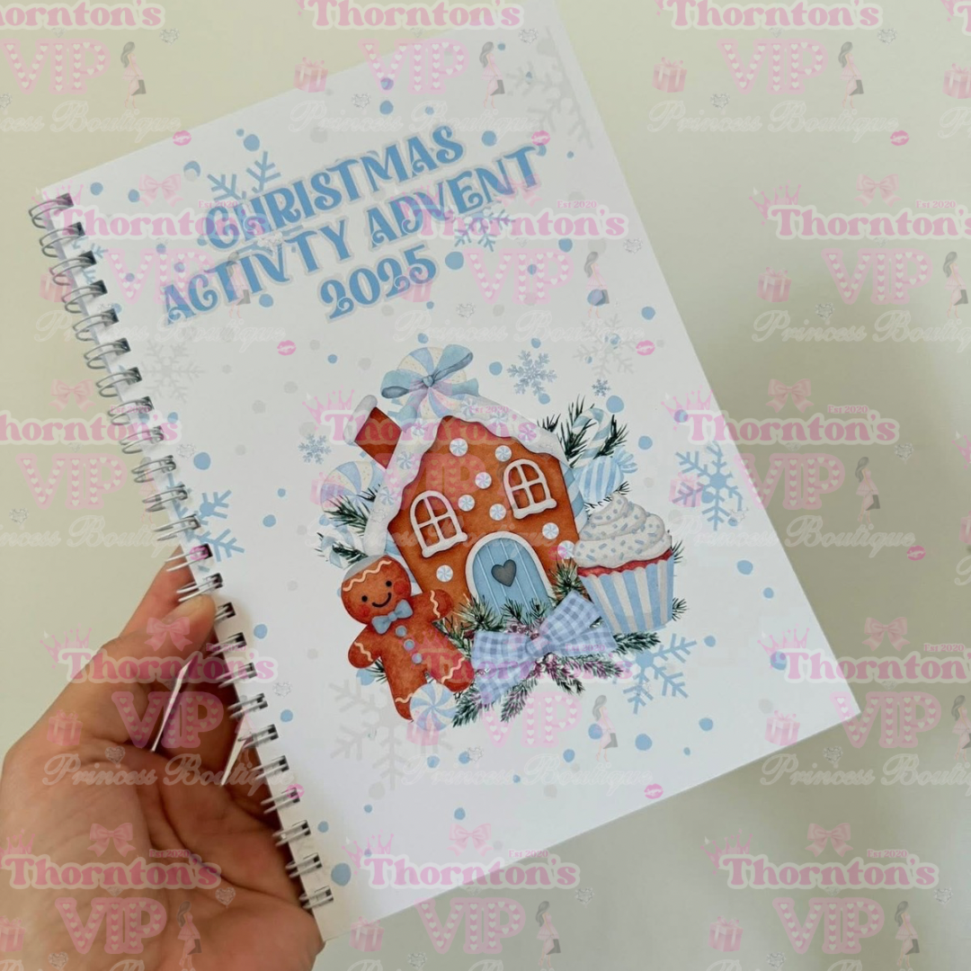 Personalised Christmas Activity Advent Book – Custom Advent Calendar for Kids