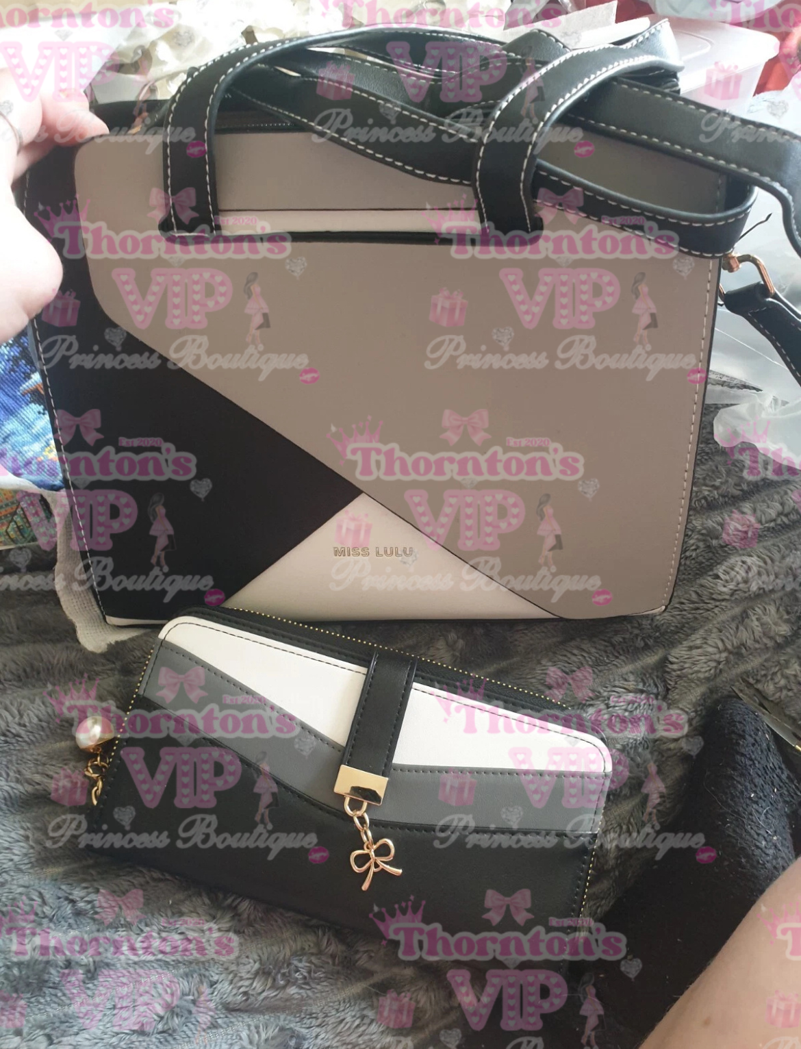 Ladies Colour Trio Bag Sets - Variety Of Colours
