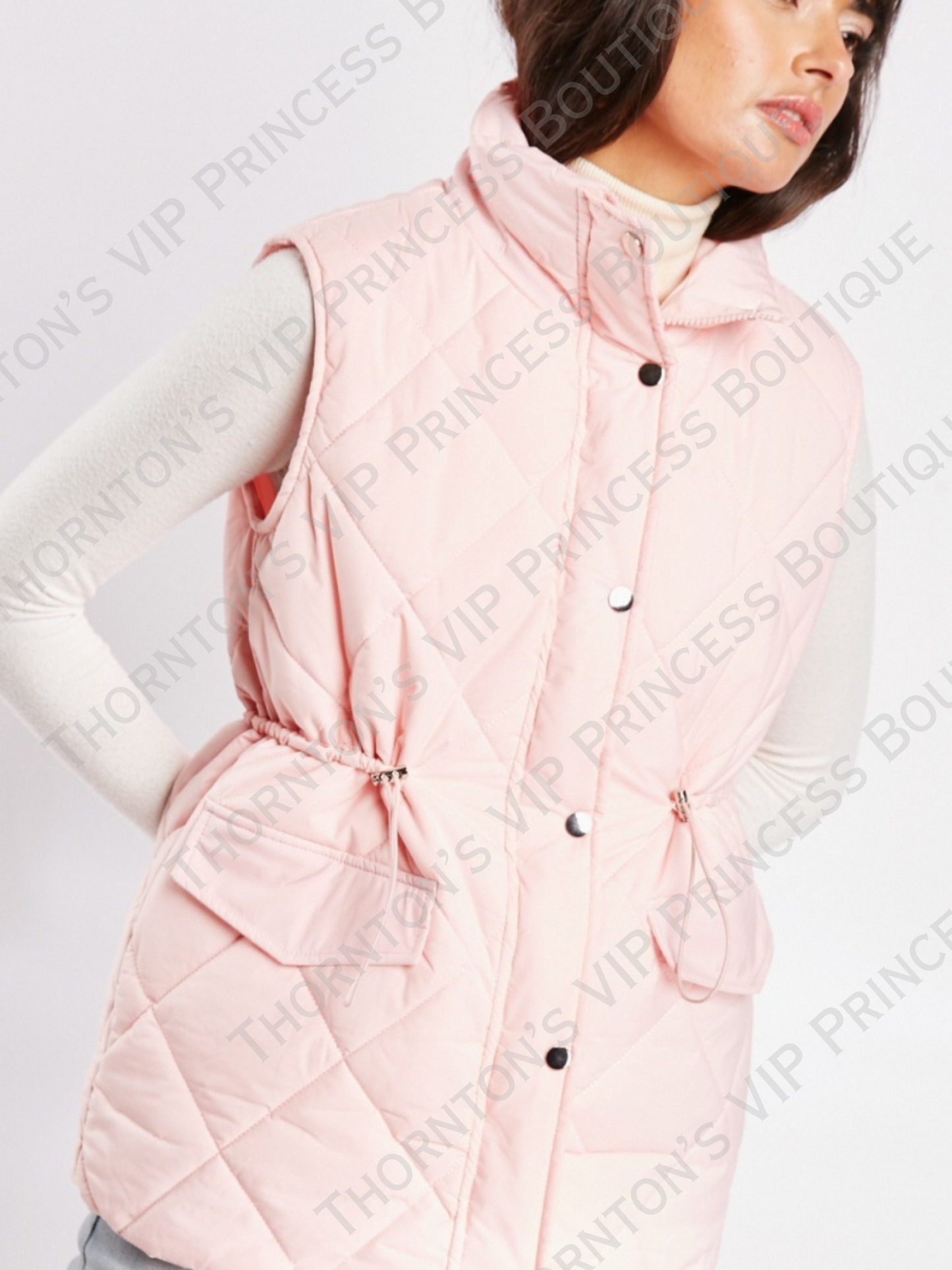Diamond Quilted Puffer Gilet