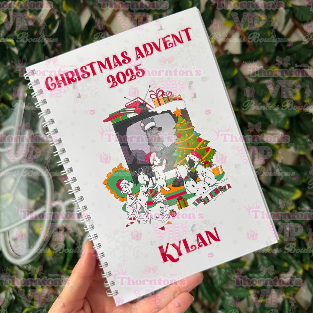 Personalised Christmas Advent Book – Custom Holiday Countdown Gift