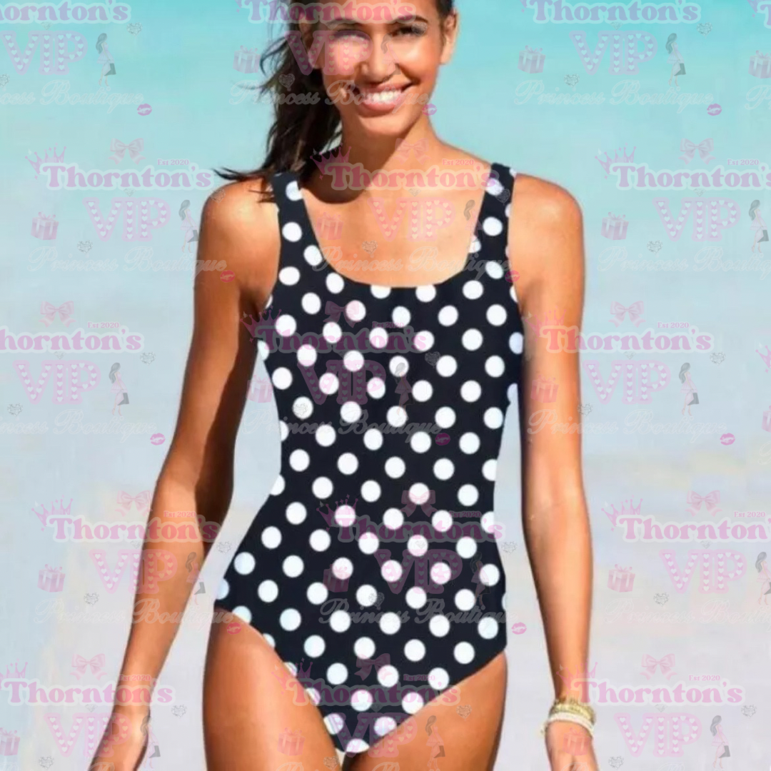 Polka Dot Swimsuit