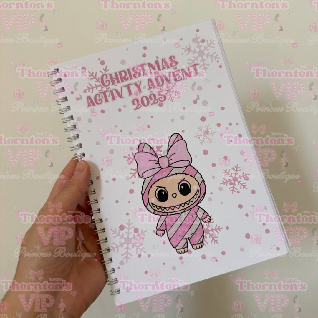 Personalised Christmas Activity Advent Book – Custom Advent Calendar for Kids