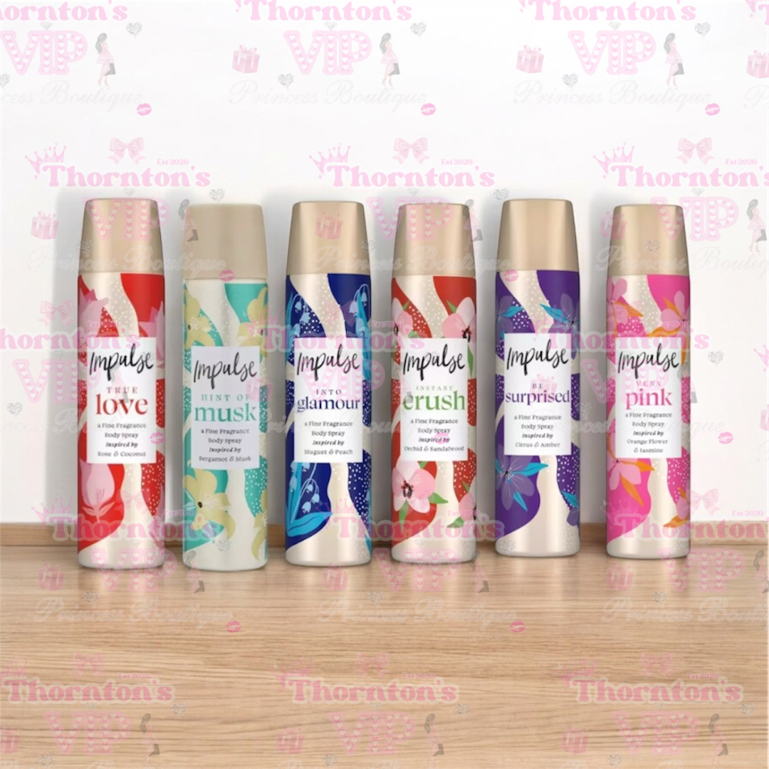 Impulse Deodorants Set Of 6