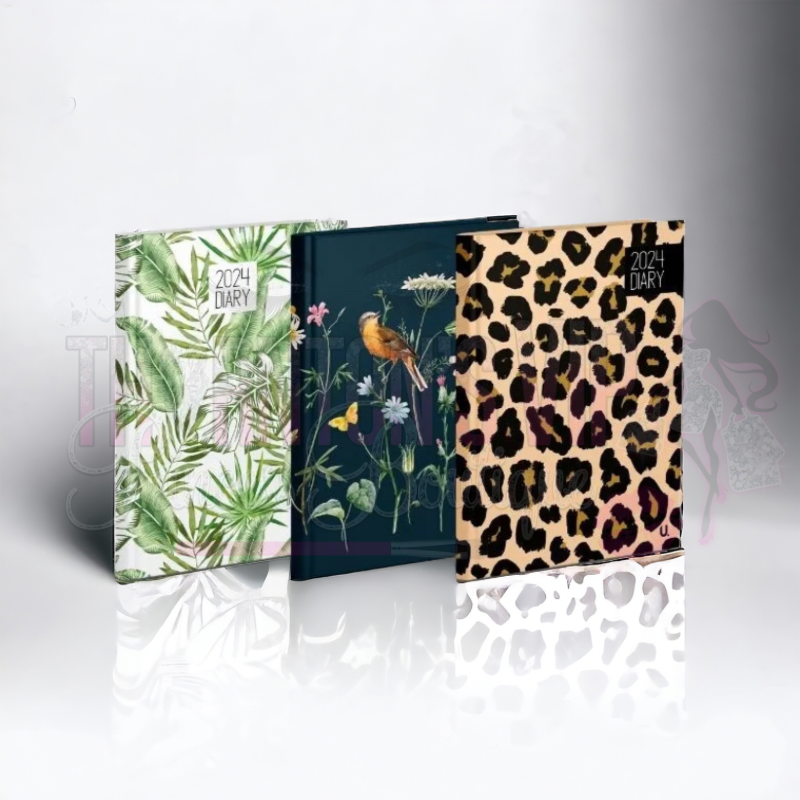 Nature's Palette 2024 Diary Collection - Three Different Styles