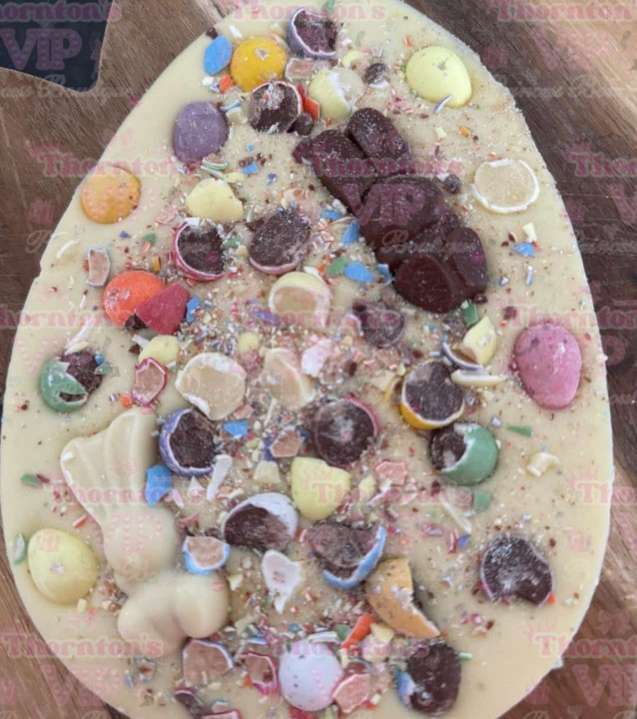 Easter Themed Topped Half Easter Egg