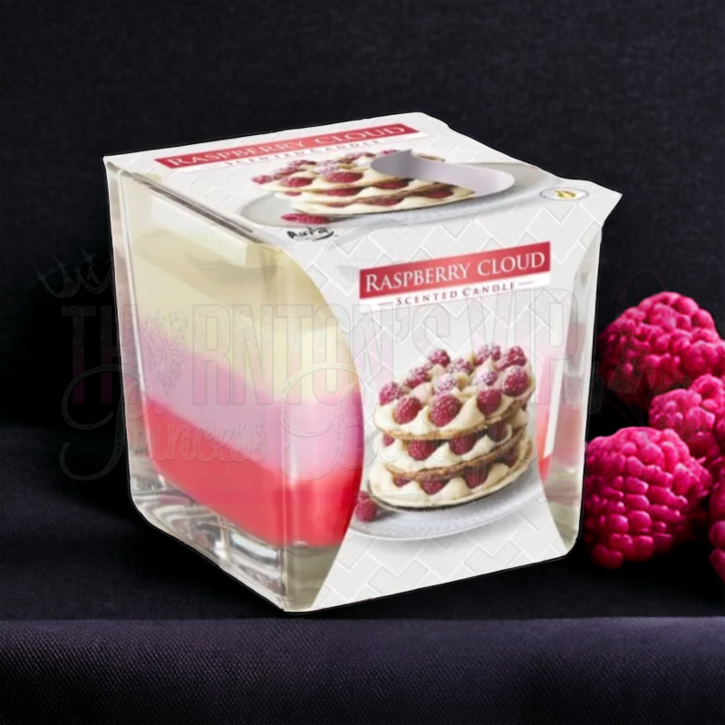 Large Glass Square Double Wick Candles - Different Scents