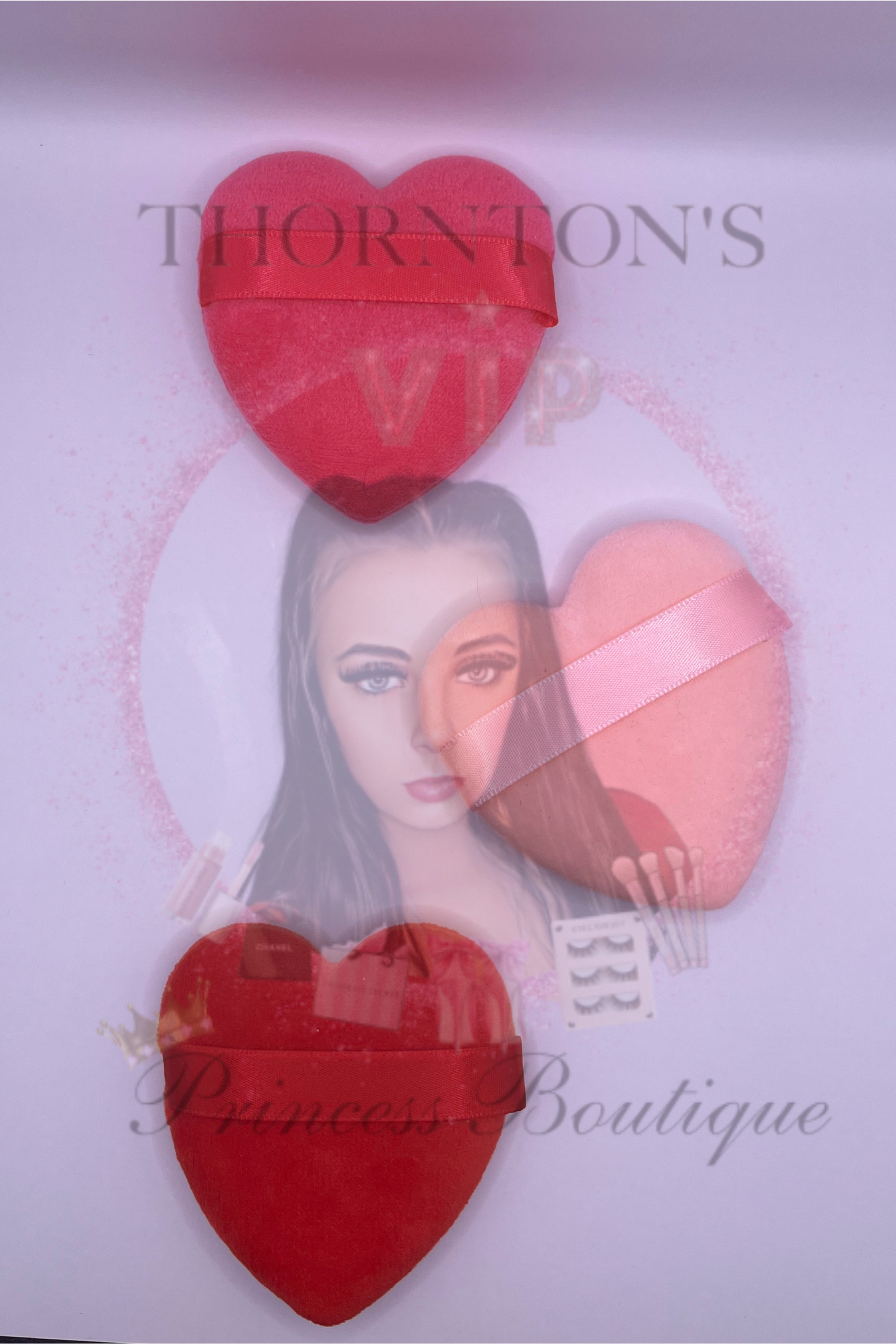 Love Glow Velvet Heart Pillows