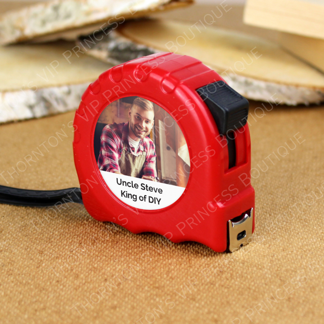 Personalised Photo Upload Tape Measure