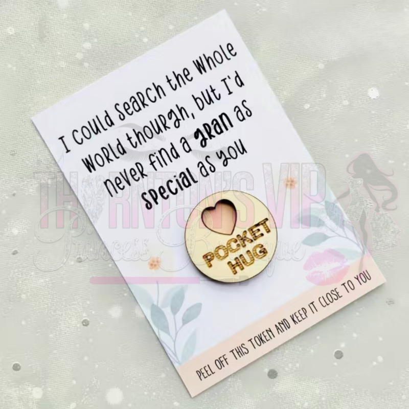 Pocket Hug Cards & Token