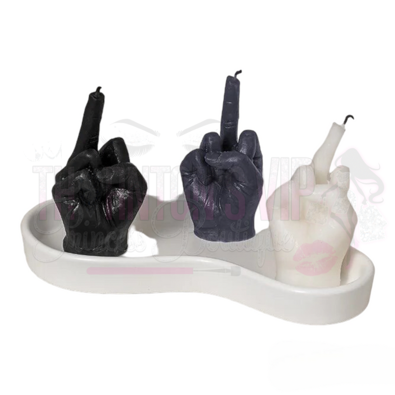 Middle Finger Candle