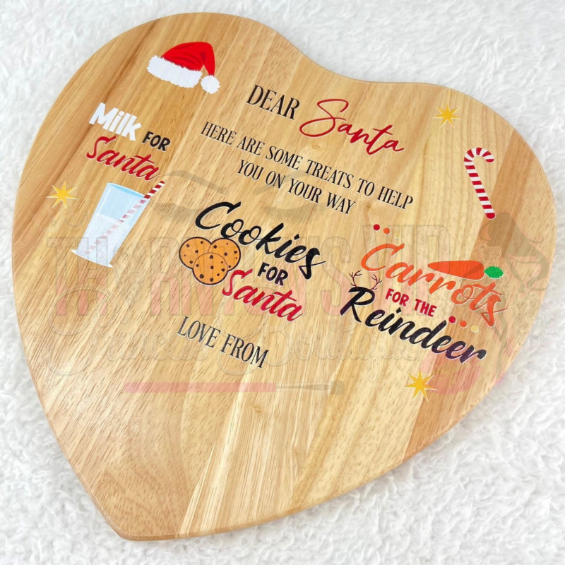 Heart Snacks For Santa Board