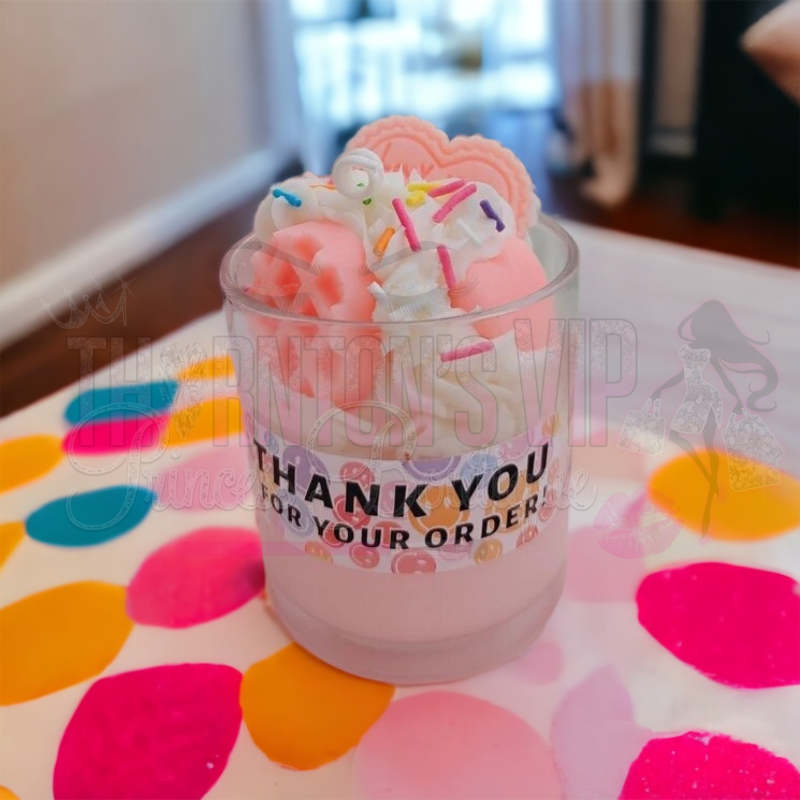 Sweetheart Dessert Candle