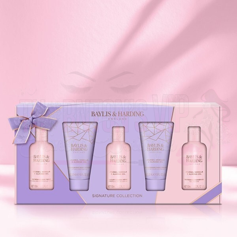 Baylis & Harding Jojoba, Vanilla & Almond Oil 5 Piece Set