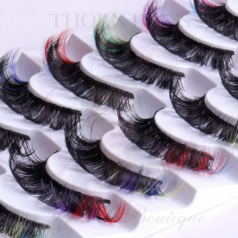 Russian Coloured Tip Case Of 7 Lashes