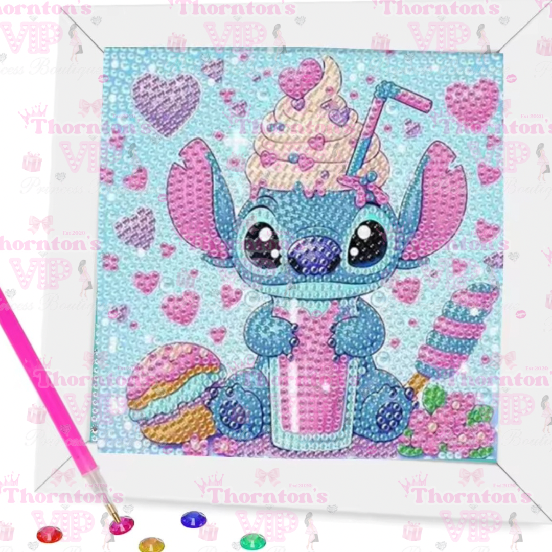 Children’s Cute Blue Monster 5D Diamond Art - Choice Of Designs