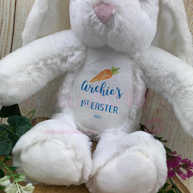 Personalised First Easter Bunny Soft Toy