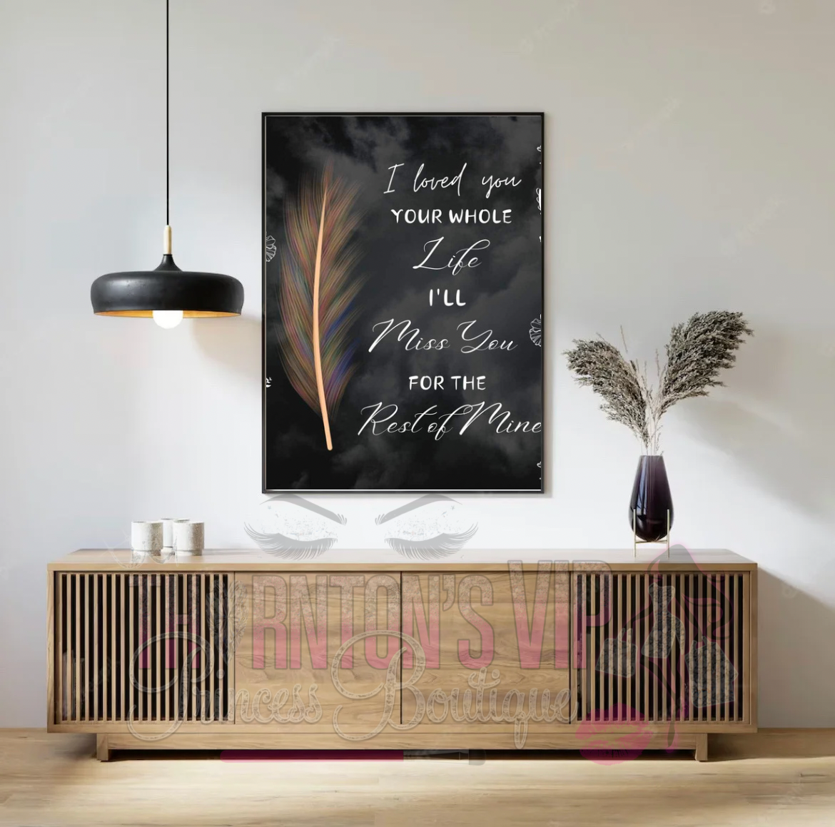 Tribute Forever Love Memorial Print