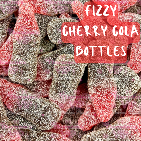 Fizzy Cherry Cola Bottles (140g)