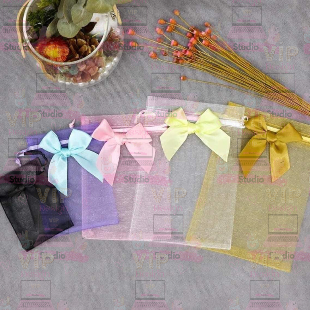 Bow Organza Bags