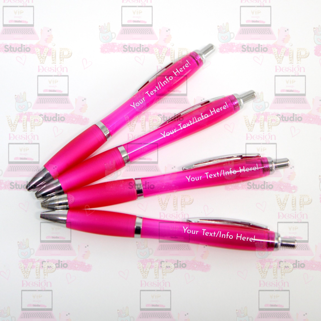 Pink Custom Business Ballpoint Pen