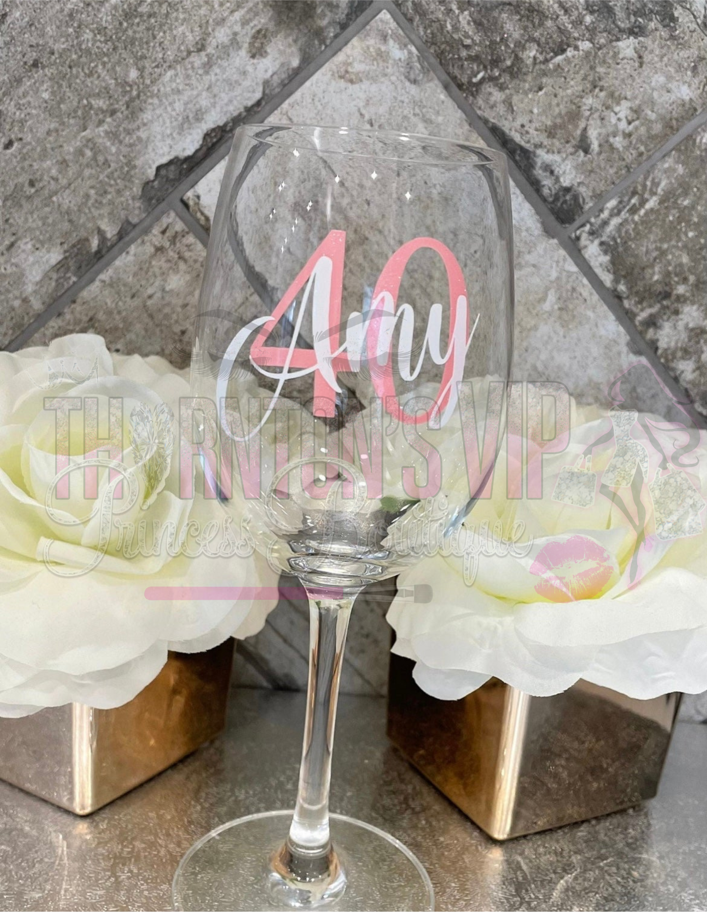 Personalised Birthday Glass