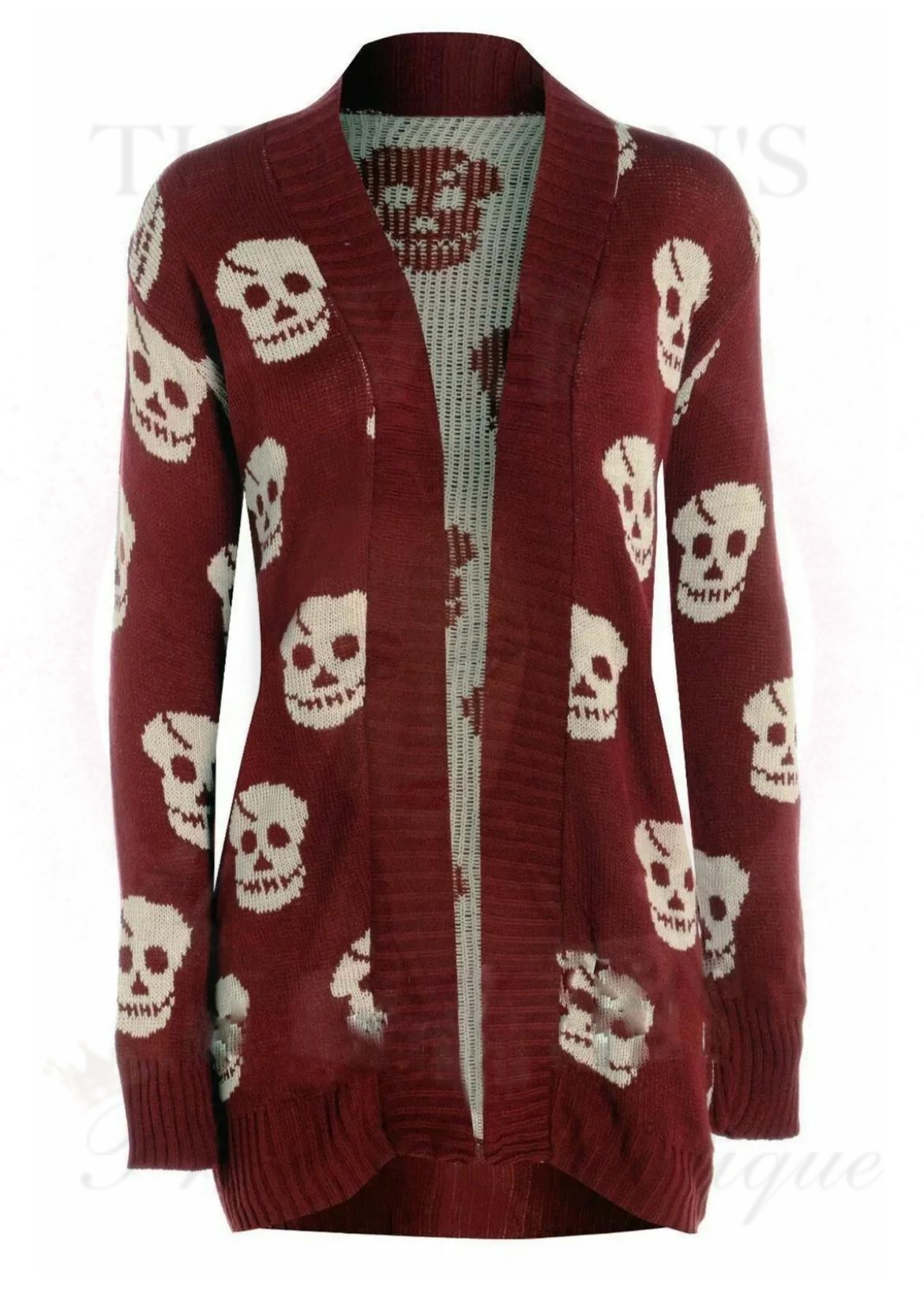 Skull Knitted Cardigan