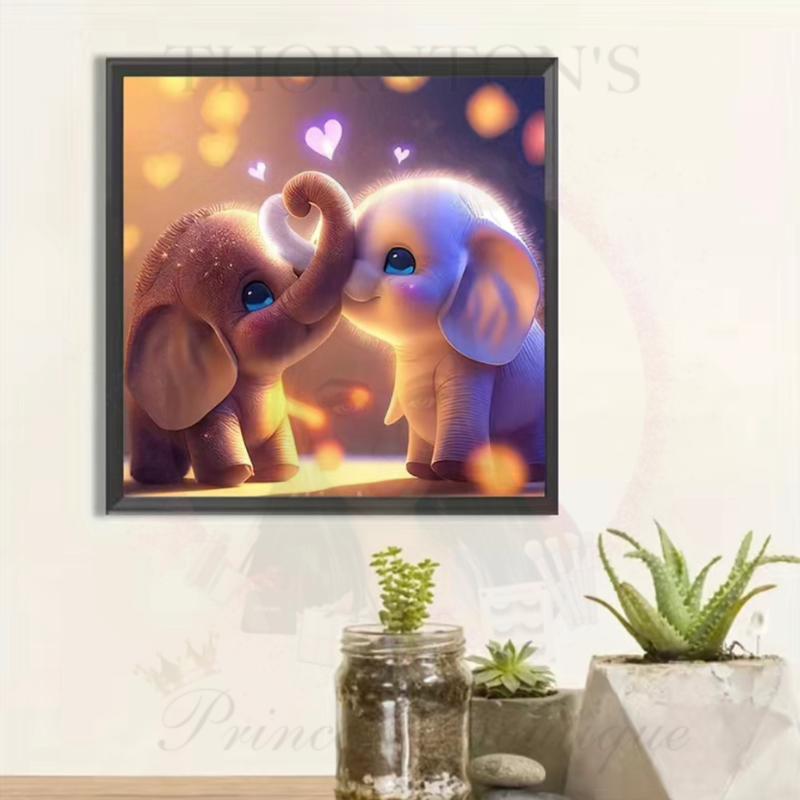 Trunked Love 5D Diamond Art